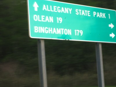 First destination: Allegany State Park
