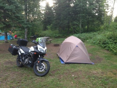 camp site at Thunder Bay